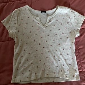 brandy melville ashlyn cherry top